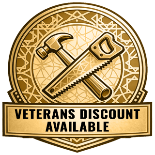 Veterans Discount Available Badge